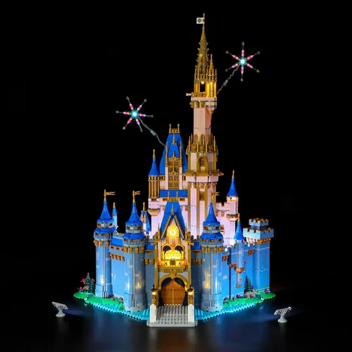 Vista 3 de BRIKSMAX Kit de iluminación LED para LEGO-43222 Disney Castle (versión de control remoto), compatible con el modelo de bloques de construcción