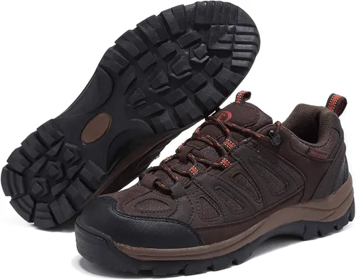 Vista 5 de EYUSHIJIA Botas de senderismo impermeables para hombre, botas de nieve para caminar