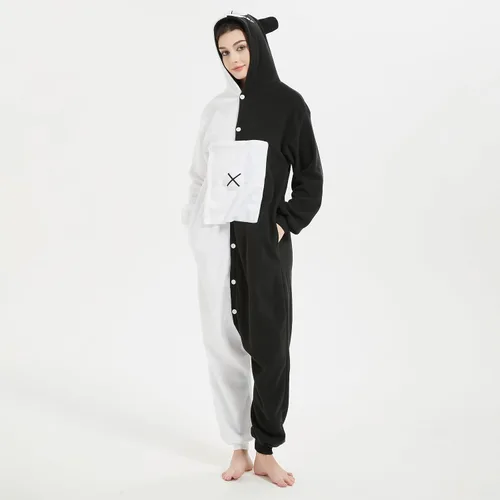Vista 8 de MAJ&COS Animal Onesie Adult Pajamas Halloween Cosplay Costume Unisex Onesies for Men Women