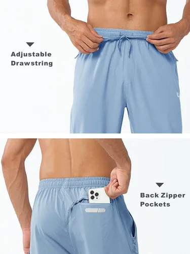 Vista 6 de NORTHYARD Pantalones deportivos para hombre, pantalones deportivos para correr, entrenamiento, ligeros, para gimnasio, correr, pantalones deportivos