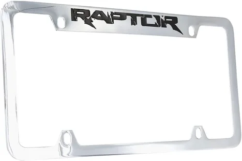 Vista 12 de Marco de Placa de Licencia de Metal Negro Ford Raptor