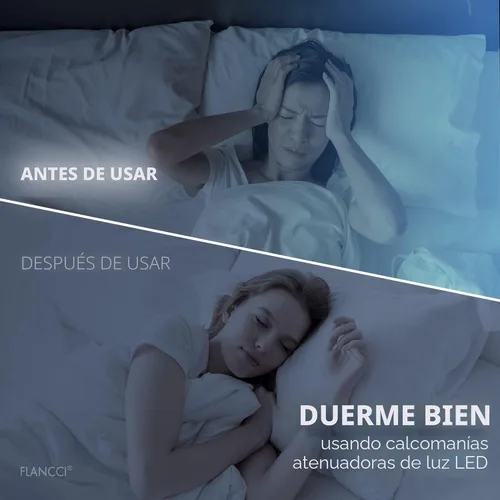 Vista 5 de FLANCCI Adhesivos de bloqueo de luz LED, filtros de atenuación de luz, (2 hojas), hojas de atenuación para enrutadores, cubiertas LED opacas