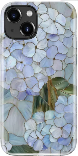 Vista 31 de Funda para iPhone 12 Mini, compatible con carga inalámbrica, protección de doble capa con elegante diseño de flores silvestres, silicona suave +
