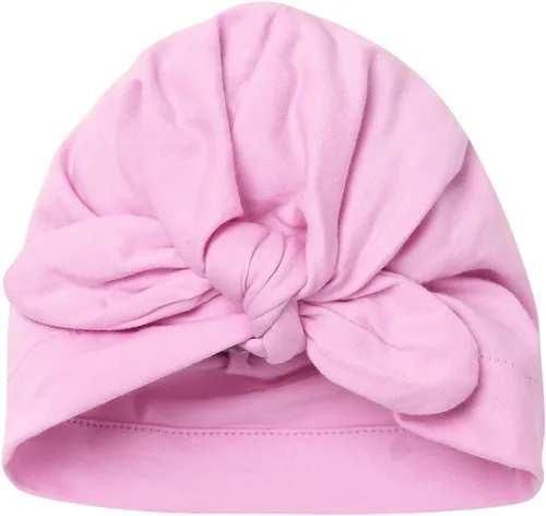 Vista 2 de dPois - Juego de 3 gorros de hospital para recién nacido, con nudo suave y conejo