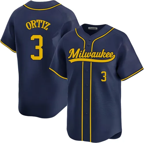 Vista 29 de Camiseta cosida de béisbol Milwaukee personalizada para hombres/mujeres/jóvenes para fanáticos de los deportes