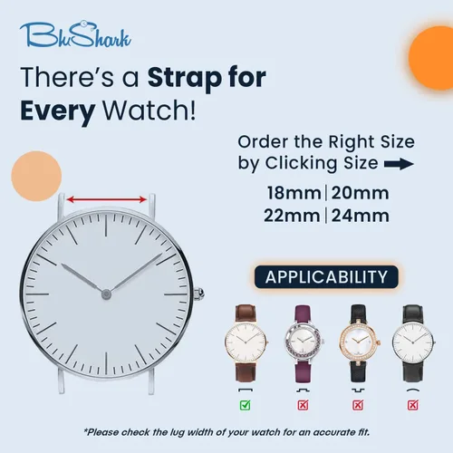 Vista 6 de BluShark La correa para reloj de nailon de alta calidad original, varios tamaños y estilos