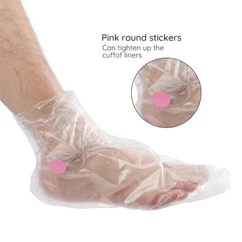 Vista 4 de Segbeauty Forros de baño de cera de parafina para pies, 200 piezas extra grandes XL bolsas de parafina para pies, calcetines de baño de parafina