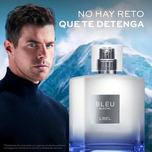 Vista 2 de L'Bel - Bleu Glacial Perfume Hombre Larga Duración 3.4 fl oz