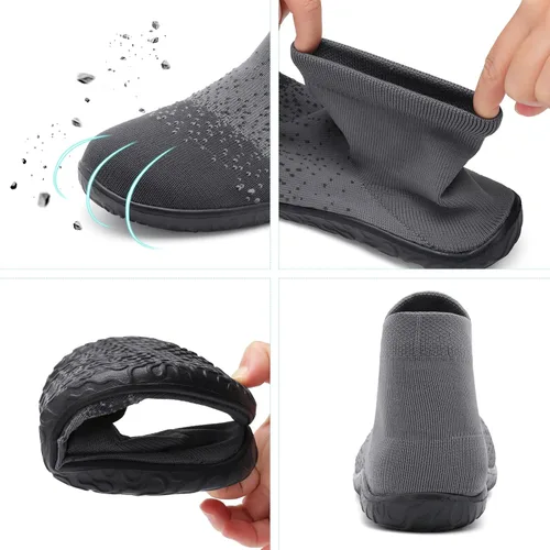 Vista 9 de SKASO Calcetines minimalistas para mujeres y hombres con suela multiusos y ultra portátil y antideslizante