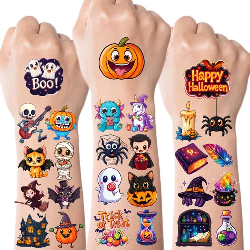 Vista 16 de JCFIRE Decoraciones del 4 de julio, 100 piezas de tatuajes temporales para niños y adultos, decoraciones patrióticas, accesorios del 4 de julio