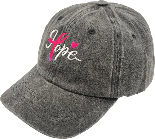 Vista 2 de FATTTYCY Sombrero de moda para hombres y mujeres, de algodón, ajustable, bordado, gorra de béisbol