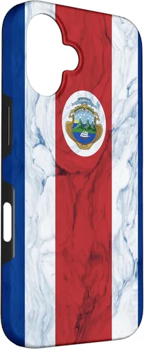 Vista 90 de Bandera de Costa Rica y fondo elegante - Funda del orgullo costarricense para iPhone 17
