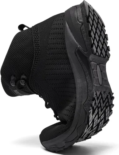 Vista 4 de SHULOOK Botas de trabajo antideslizantes para hombre, antideslizantes, ligeras, para cocina, cocina, restaurante, servicio de alimentos, zapatos