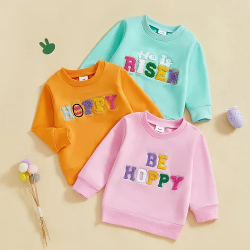 Vista 35 de Traje de San Valentín para bebé, niña, niño, traje de San Valentín, sudadera de manga larga con estampado de corazón