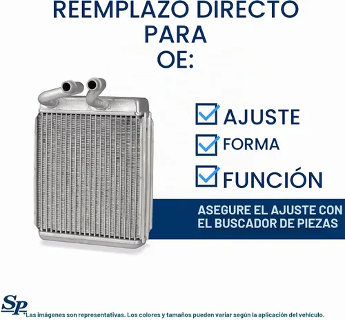 Vista 2 de Spectra Premium 93050 núcleo del calentador.