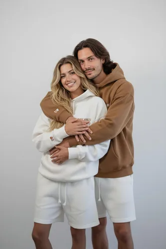 Vista 5 de Wear Physique - Sudadera con capucha personalizada con números romanos, fecha y bordado inicial, regalo para parejas, sudadera unisex de aniversario
