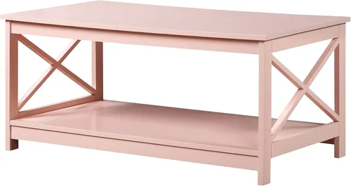 Vista 14 de Convenience Concepts – Mesa de café Oxford, Madera, Negro