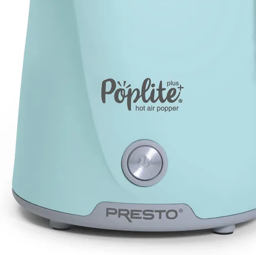 Vista 2 de Presto 04867 Poplite Plus Hot Air Popcorn Popper - Taza Medidora Incorporada + Derrite Mantequilla, Fácil de Limpiar, Enrollador de Cable
