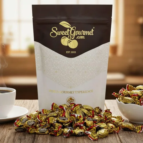 Vista 8 de SweetGourmet Coffee Delight - Caramelo duro a granel Hecho con café 100% colombiano 1 libra