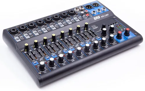 Vista 2 de EMB MX12BT 99 DSP Mezclador de audio de 12 canales Consola de mezcla MP3 escritorio de sonido con Bluetooth