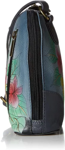 Vista 4 de Anna by Anuschka Leather Small Multi Compartment Zip-Around Organizer