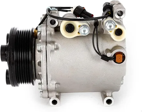 Vista 2 de Compresor de aire acondicionado con embrague para Mitsubishi Eclipse 2.4L 2000 2001 2002 2003 2004 2005 CO 10596AC A/C Aire acondicionado compresor