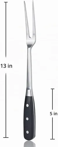 Vista 2 de Kilajojo Chef Pro - Tenedor de acero inoxidable para carne (13 pulgadas)