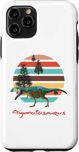 Vista 13 de iPhone 12 mini Giganotosaurus Retro T rex prehistoric dinosaur Father's day Case