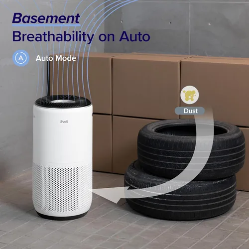Vista 7 de LEVOIT Purificadores de aire inteligentes para el hogar habitación grande