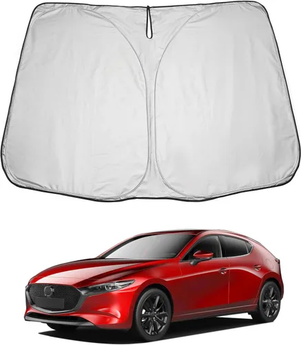 Vista 60 de LUWU Parasol para parabrisas para Dodge RAM 1500 y 2500 2009-2018 - Parasol para ventana delantera con bloqueo de rayos UV