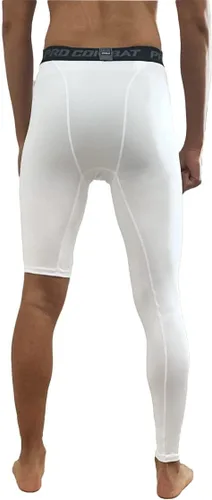 Vista 5 de Medias de compresión de una pierna pantalones largos de baloncesto deportes capa base ropa interior activa apretado
