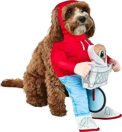 Vista 2 de E.T. The Extra Terrerstrial: ET - Disfraz de mascota para perros o gatos por Rubies, talla S