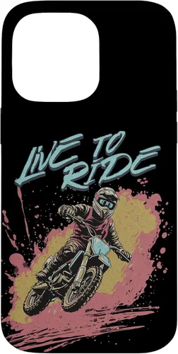 Vista 21 de Live to Ride Dirt Bike Motocross Racing Motorcycle Riding Case for iPhone 16