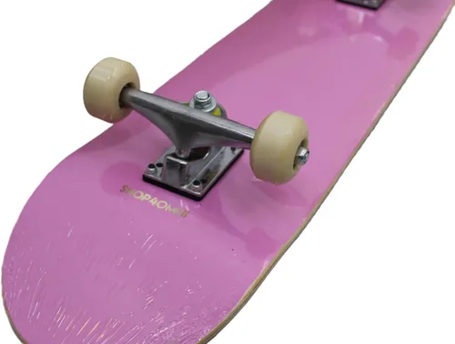 Vista 3 de Sports Complete - Patineta de tamaño completo de arce estándar (rosa)