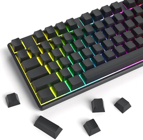 Vista 20 de Fogruaden Juego de teclas PBT, teclas personalizadas de perfil cereza para teclas de teclado mecánico (9009)