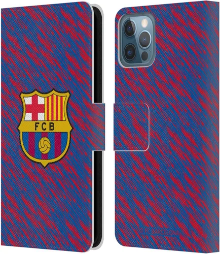 Vista 80 de Head Case Designs Funda de piel con licencia oficial del FC Barcelona Barca Crest Patterns, tipo cartera, compatible con Apple iPhone 11