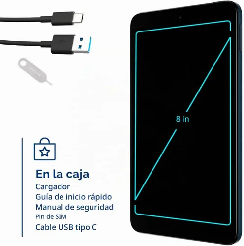 Vista 6 de Nokia T10 Android 12 Pantalla de 8 pulgadas Tablet Versión de EE