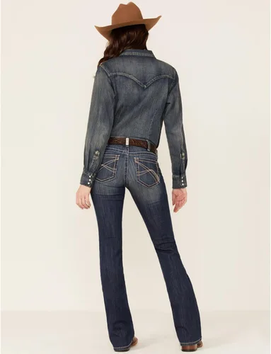 Vista 4 de ARIAT R.e.a.l. - Jeans de tiro medio Corinne para mujer, Pacific