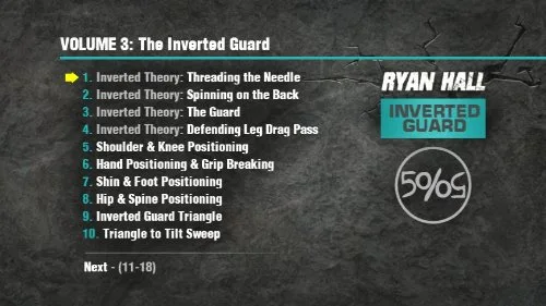 Vista 5 de Ryan Hall Combo Pack Passsing the Guard & Inverted Guard