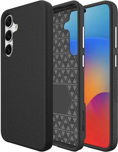 Vista 13 de Miimall Funda delgada para Samsung Galaxy S24 mate, doble capa de policarbonato resistente y TPU [10 pies a prueba de caídas militares]