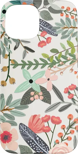 Vista 6 de Cute Colorful Garden Botanical Floral Pattern Case for iPhone 17