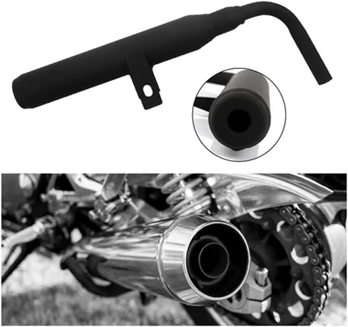 Vista 3 de Wai Danie Silenciador de tubo de escape para motocicleta, parte del sistema de tubo de escape compatible con Yamaha PW50 PY50 PW PY 50 PEEWEE ATV