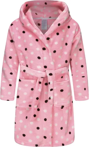 Vista 35 de E.W Apparel Bata de baño de forro polar con capucha para niños, bata suave y mullida para niños pequeños