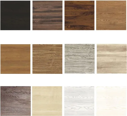 Vista 6 de Azulejos autoadhesivos de grano de madera de 7.87 x 118.11 pulgadas, azulejos de vinilo para despegar y pegar para dormitorio, cocina, beige