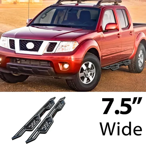 Vista 2 de HD Ridez Estribos de estilo desplegable, escalón lateral compatible con Nissan Frontier 2005-2026 Crew Cab