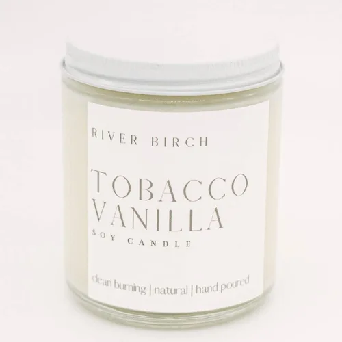 Vista 11 de River Birch Candles - Vela perfumada de almendra y miel Velas en tarro de ámbar de soja de primera calidad, totalmente naturales, no tóxicas, 8.5