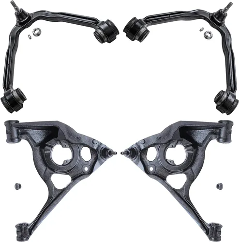 Vista 82 de Detroit Axle - Ejes de eje CV delantero izquierdo y derecho + Reemplazo de juntas esféricas de brazos de control inferiores delanteros para Ford