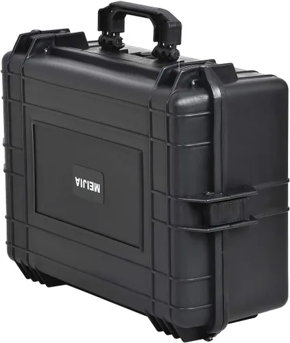 Vista 9 de MEIJIA Funda rígida protectora impermeable portátil, funda para cámara con espuma de ajuste personalizable insertada, apta para uso con drones