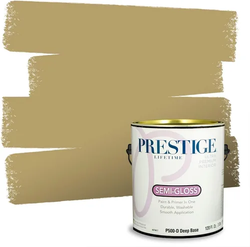 Vista 5 de PRESTIGE Pintura exterior e imprimación en uno, Apalaches, plano, 1 galón