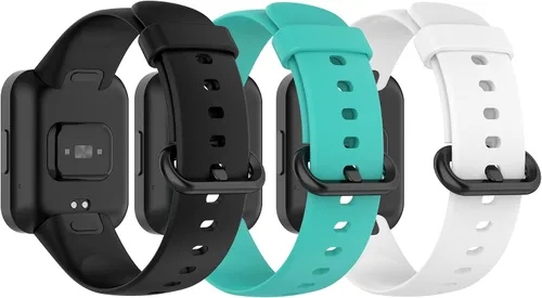 Vista 8 de TenCloud Paquete de 3 pulseras compatibles con Xiaomi Redmi Watch 2 Lite Smartwatch Band Strap